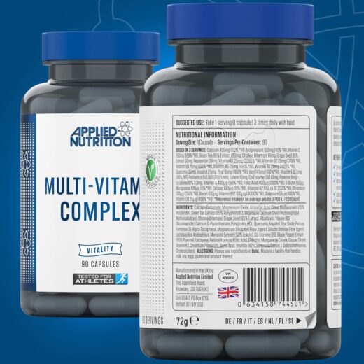 APPLIED NUTRITION MULTIVITAMIN VITAMIN COMPLEX 90 Capsule - Image 3