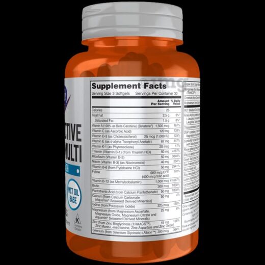 NOW SPORTS MENS ACTIVE MULTI 90 SOFTGEL - Image 3